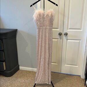 Pink prom dress